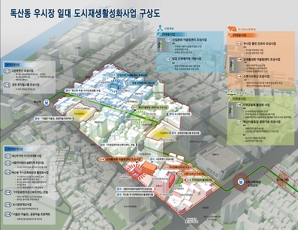 서울 금천구 독산동 도시재생 뉴딜사업 계획