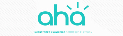 블록체인 기반 보상 플랫폼 아하(AHA)토큰 로고