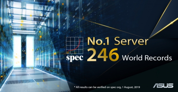 에이수스가 SPEC.ORG의 서버 벤치마크에서 총 246개 부문 세계 1위를 달성했다