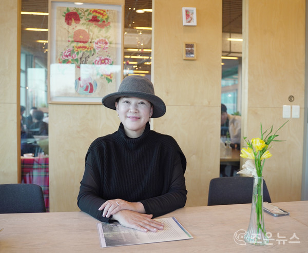 농촌융복합 공간을 제공하고 있는 이수미팜베리 이수미 대표[조은뉴스 촬영]