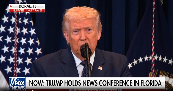 포괄적인 15개 항의 제안을 이란에 전달한 트럼프 미국대통령[폭스뉴스 캡처]